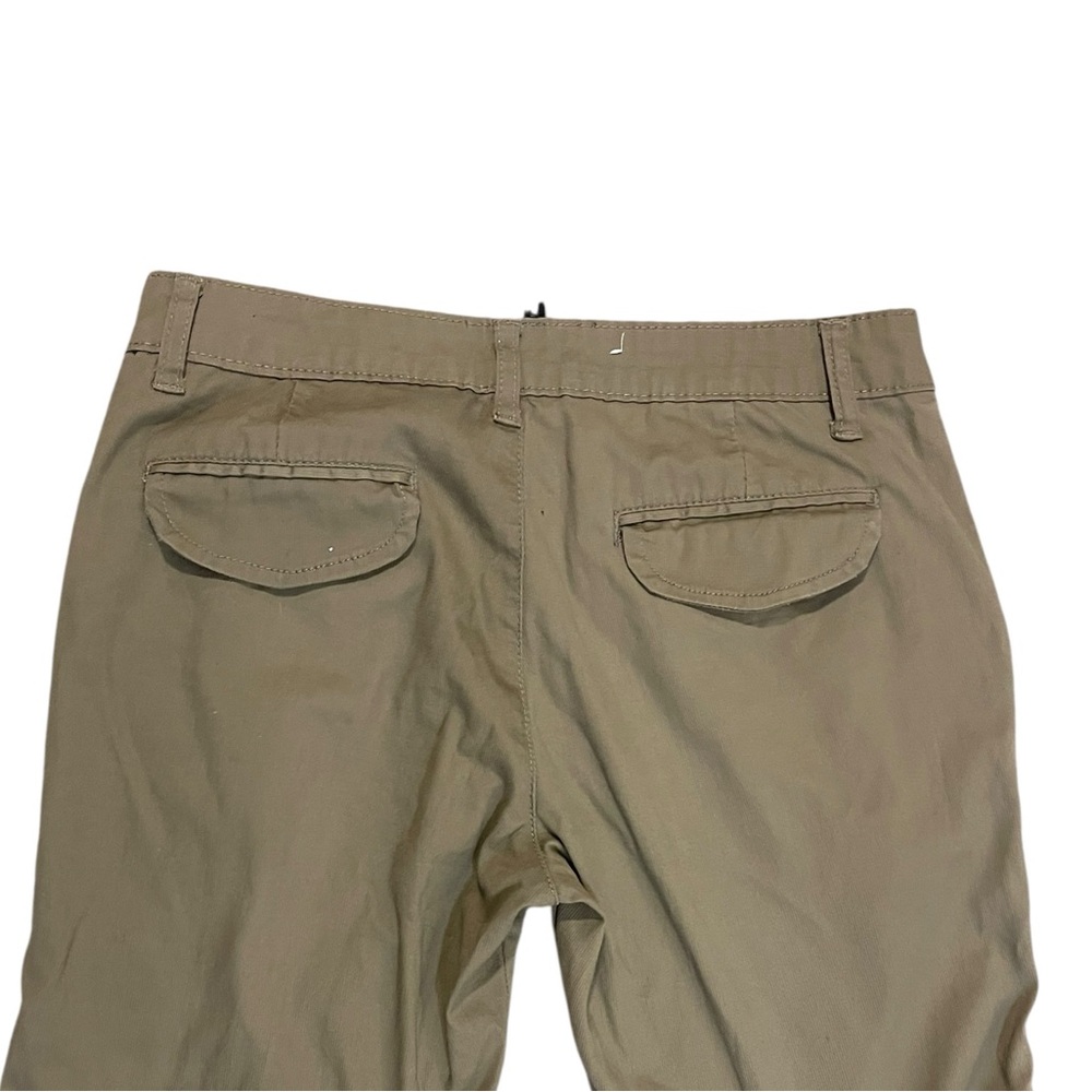 Low rise cuffed khakis Y2K flap pockets 27 - Picture 4 of 10